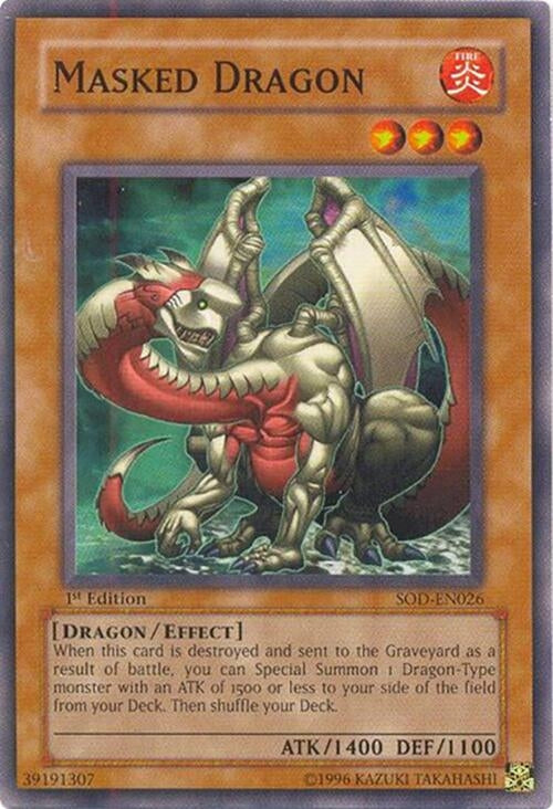 Image for Masked Dragon (SOD-EN026) (SOD) - YuGiOh
