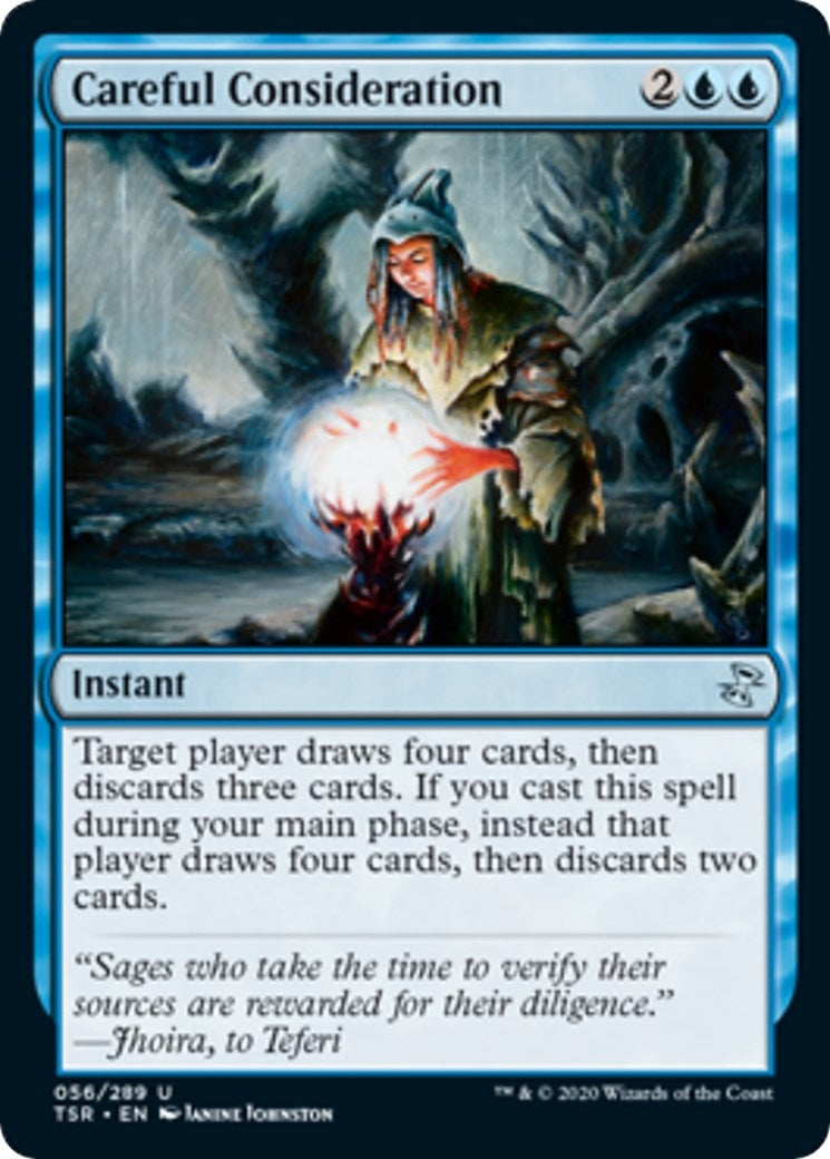 Image for Careful Consideration (56) (Time Spiral: Remastered) - Magic: The Gathering