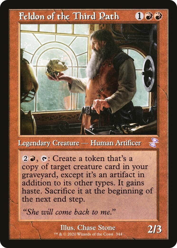 Image for Feldon of the Third Path (344) (Time Spiral: Remastered) - Magic: The Gathering