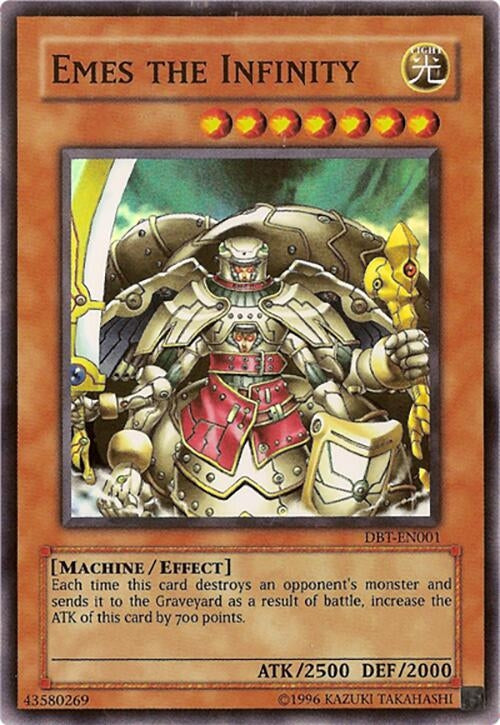Image for Emes the Infinity (DBT-EN001) (DBT) - YuGiOh