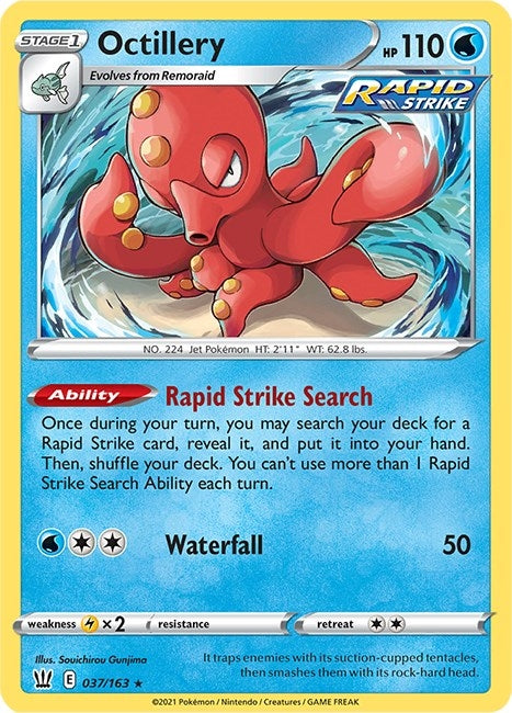 Image for Octillery (037/163) (SWSH05) - Pokemon