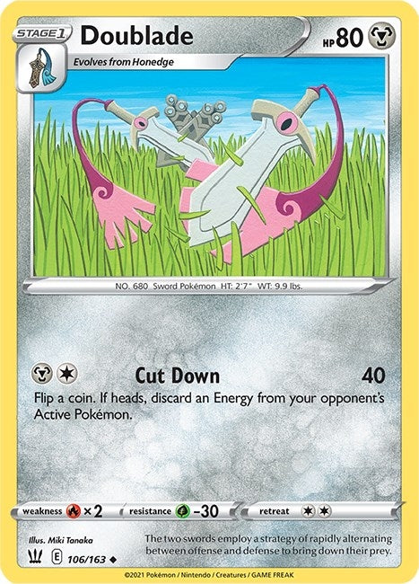 Image for Doublade (106/163) (SWSH05) - Pokemon