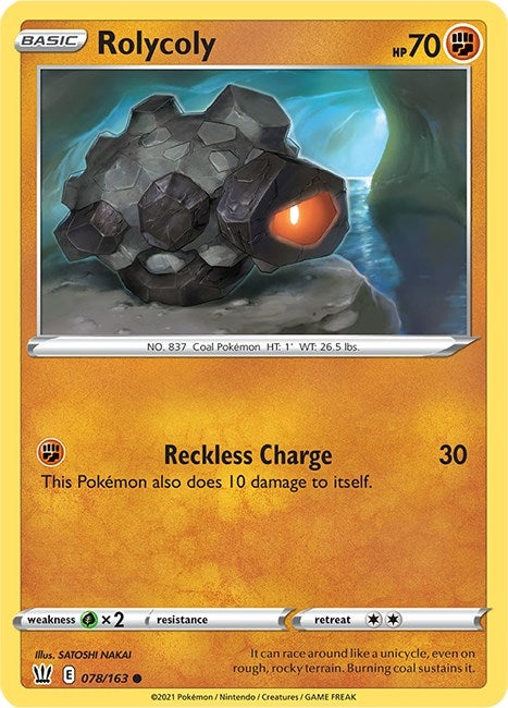 Image for Rolycoly (078/163) (SWSH05) - Pokemon