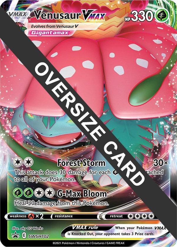 Image for Venusaur VMAX - SWSH102 (SWSH102) (PR) - Pokemon