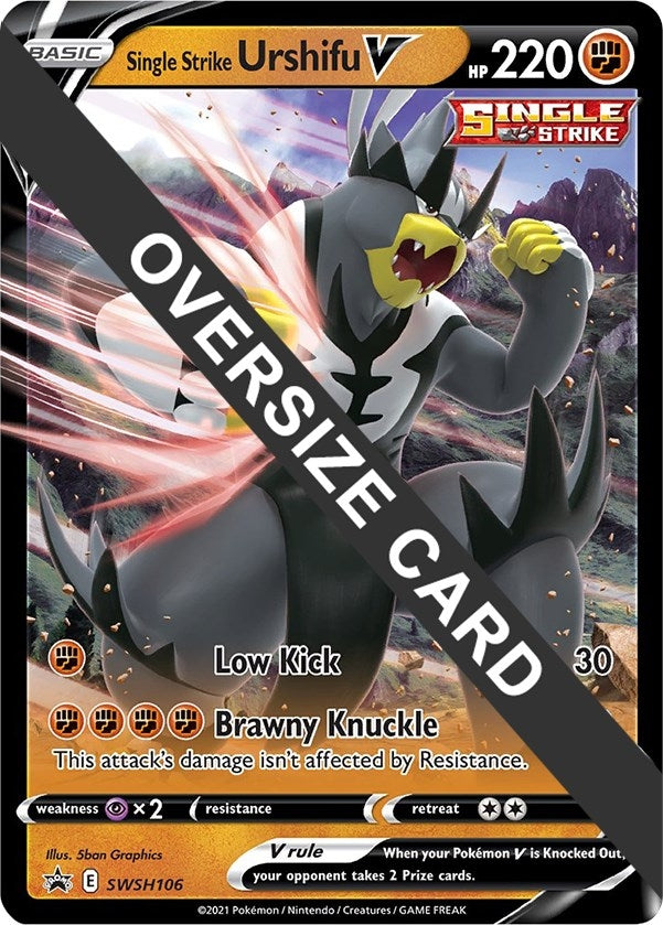 Image for Single Strike Urshifu V - SWSH106 (SWSH106) (PR) - Pokemon