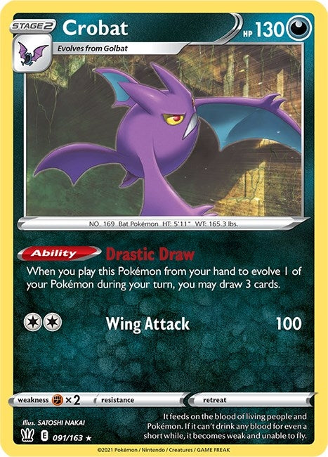 Image for Crobat (091/163) (PR) - Pokemon