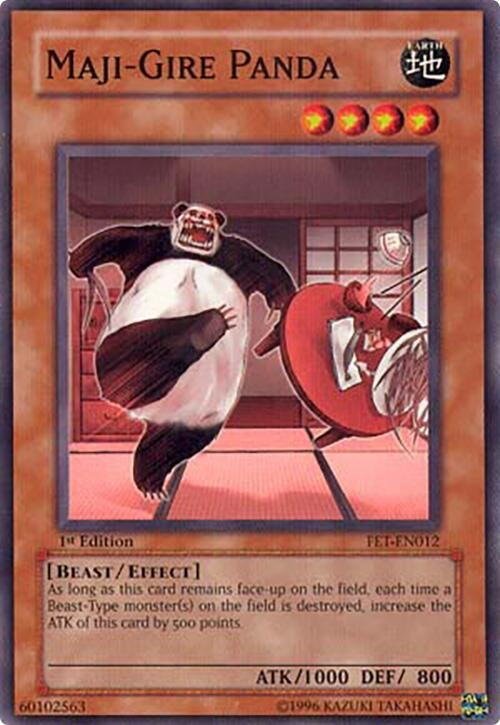 Image for Maji-Gire Panda (FET-EN012) (FET) - YuGiOh