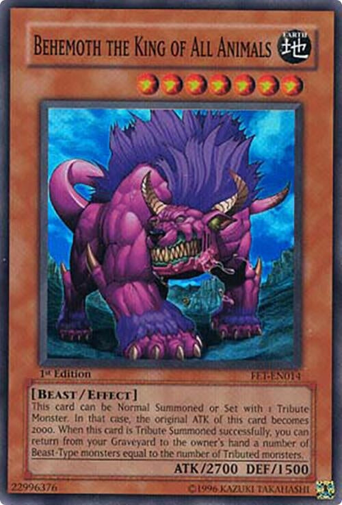 Image for Behemoth the King of All Animals (FET-EN014) (FET) - YuGiOh