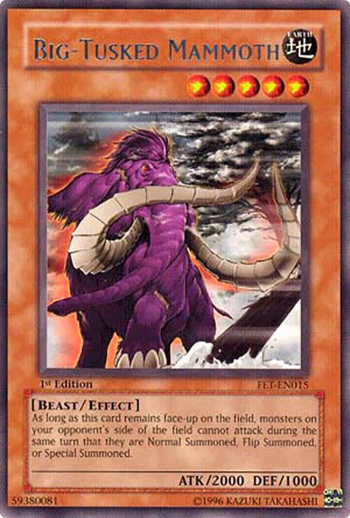 Image for Big-Tusked Mammoth (FET-EN015) (FET) - YuGiOh