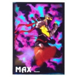 Image for Kung Fu Ninja Guy Max Gloss Holo Card Sleeves - Standard (50-Pack) - Card Sleeves