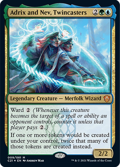 Image for Adrix and Nev, Twincasters (9) (Commander 2021) - Magic: The Gathering