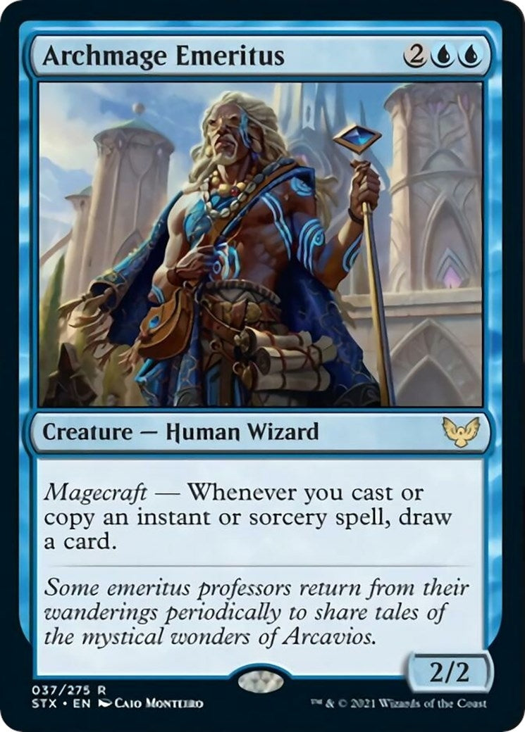 Image for Archmage Emeritus (37) (Strixhaven: School of Mages) - Magic: The Gathering