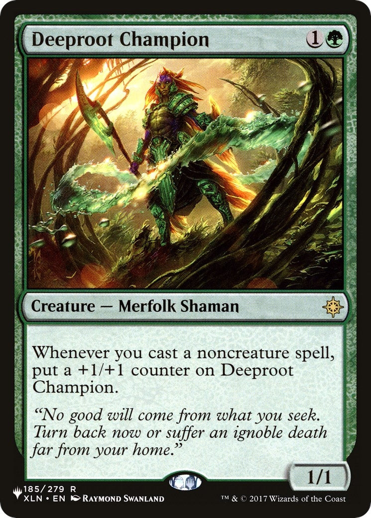 Image for Deeproot Champion (185/279) (The List Reprints) - Magic: The Gathering