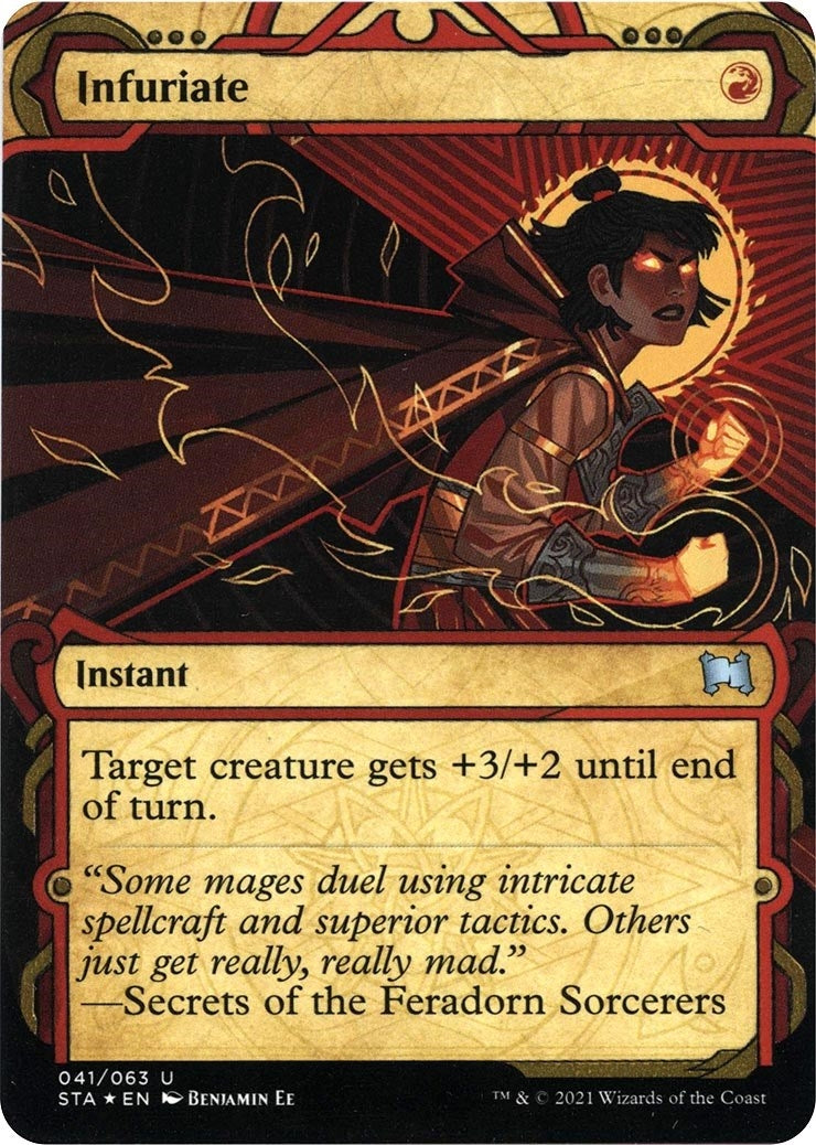 Image for Infuriate (Foil Etched) (41) (Strixhaven: Mystical Archives) - Magic: The Gathering