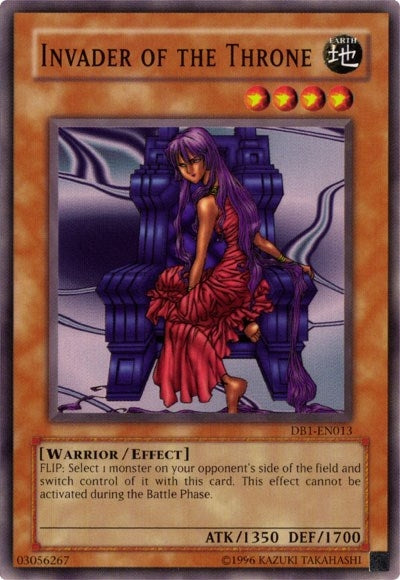 Image for Invader of the Throne (DB1-EN013) (DB1) - YuGiOh