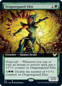 Image for Dragonsguard Elite (Extended Art) (316) (Strixhaven: School of Mages) - Magic: The Gathering