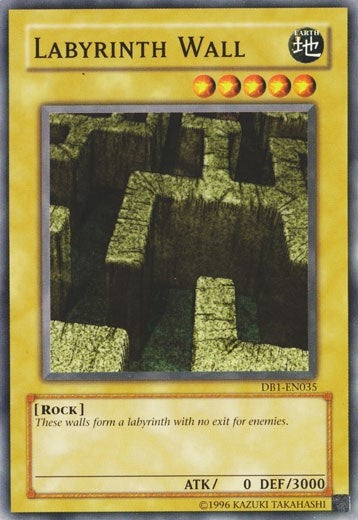 Image for Labyrinth Wall (DB1-EN035) (DB1) - YuGiOh