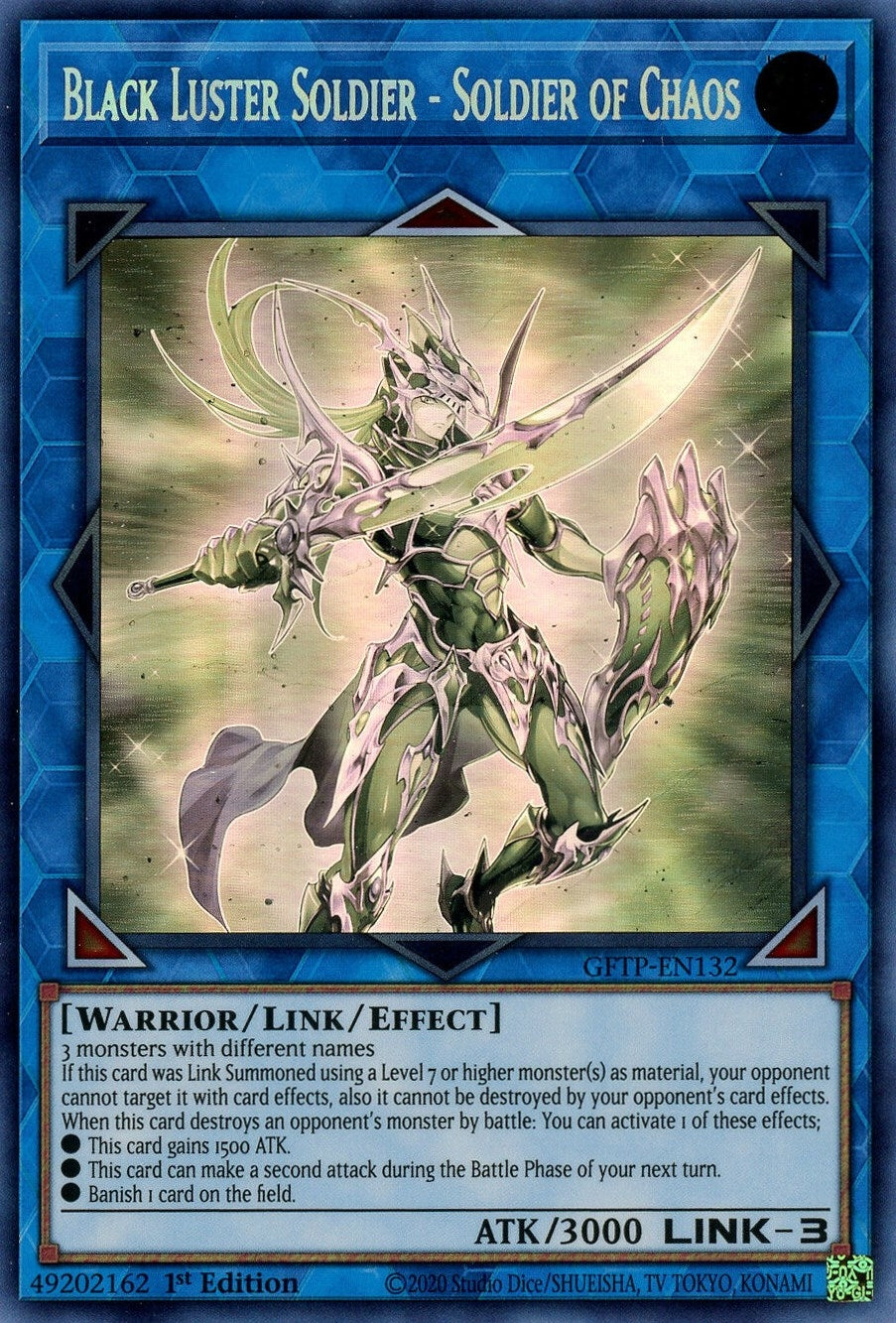 Black Luster Soldier - Soldier of Chaos (Ghost Rare) (GFTP-EN132) (GFTP)