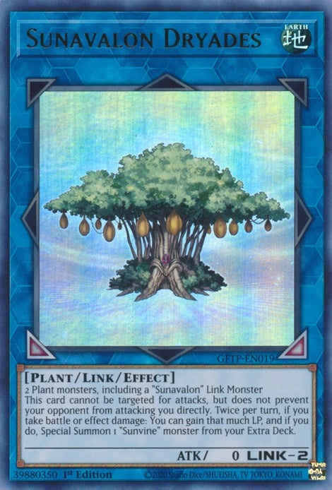 Image for Sunavalon Dryades (GFTP-EN019) (GFTP) - YuGiOh