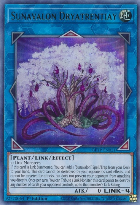 Image for Sunavalon Dryatrentiay (GFTP-EN021) (GFTP) - YuGiOh