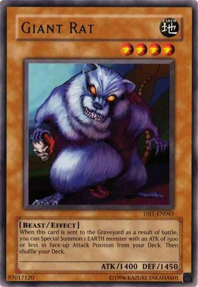 Image for Giant Rat (DB1-EN045) (DB1) - YuGiOh