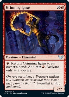 Image for Grinning Ignus (104) (Strixhaven: School of Mages) - Magic: The Gathering