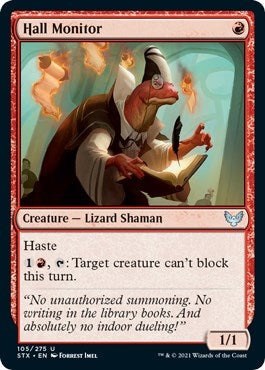 Image for Hall Monitor (105) (Strixhaven: School of Mages) - Magic: The Gathering