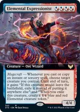 Image for Elemental Expressionist (Extended Art) (342) (Strixhaven: School of Mages) - Magic: The Gathering