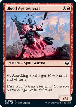 Image for Blood Age General (93) (Strixhaven: School of Mages) - Magic: The Gathering
