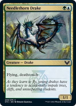 Image for Needlethorn Drake (208) (Strixhaven: School of Mages) - Magic: The Gathering