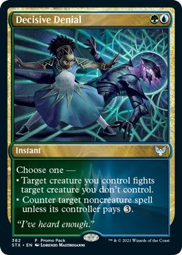 Image for Decisive Denial (382) (Strixhaven) - Magic: The Gathering