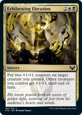 Image for Exhilarating Elocution (185) (Strixhaven: School of Mages) - Magic: The Gathering