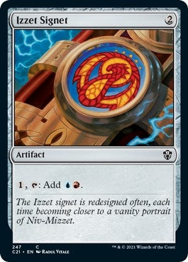 Image for Izzet Signet (247) (Commander 2021) - Magic: The Gathering