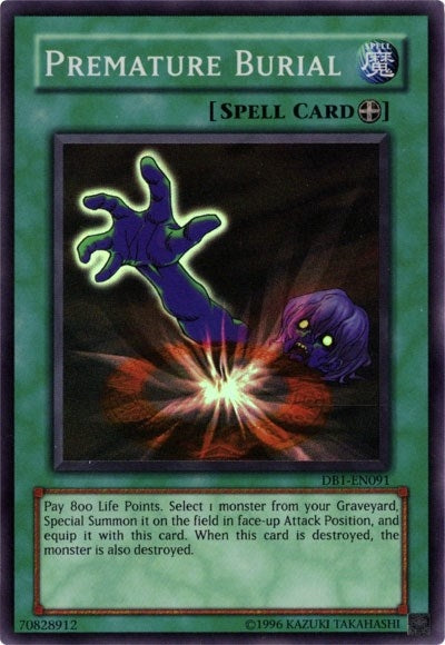 Image for Premature Burial (DB1-EN091) (DB1) - YuGiOh