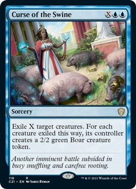 Image for Curse of the Swine (118) (Commander 2021) - Magic: The Gathering