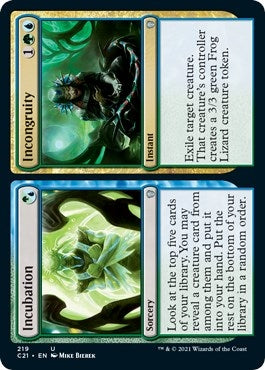 Image for Incubation // Incongruity (219) (Commander 2021) - Magic: The Gathering