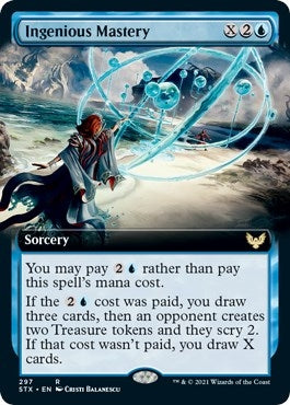 Image for Ingenious Mastery (Extended Art) (297) (Strixhaven: School of Mages) - Magic: The Gathering
