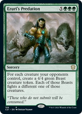 Image for Ezuri's Predation (188) (Commander 2021) - Magic: The Gathering