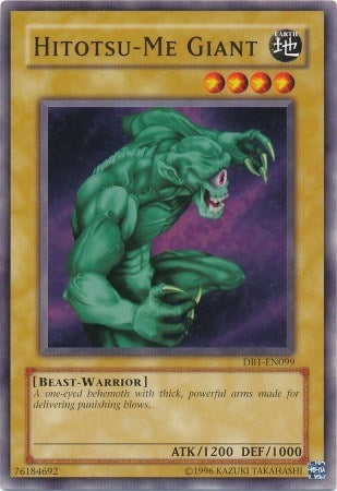 Image for Hitotsu-Me Giant (DB1-EN099) (DB1) - YuGiOh