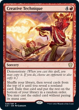 Image for Creative Technique (49) (Commander 2021) - Magic: The Gathering