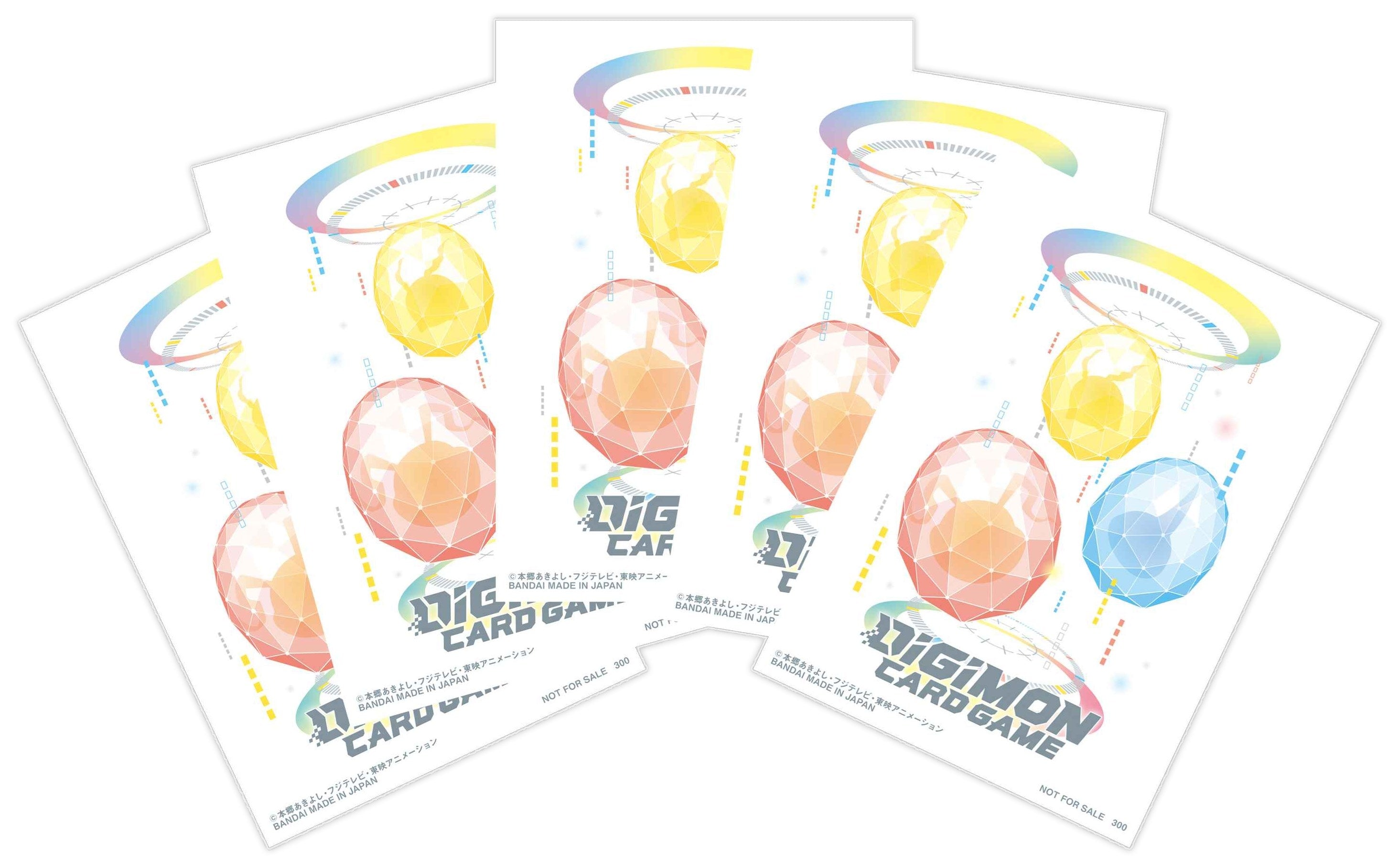 Image for Digimon Card Game Official Sleeves - Digitama (2020 JP Promo) (5-Pack) - Card Sleeves