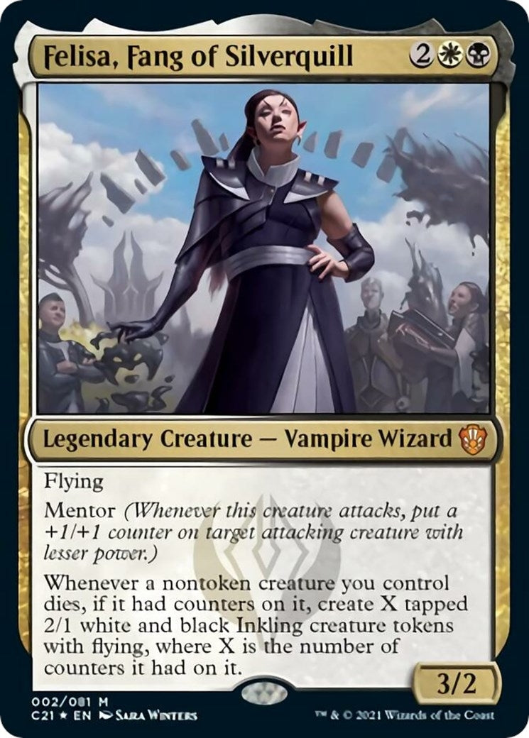 Image for Felisa, Fang of Silverquill (2) (Commander 2021) - Magic: The Gathering