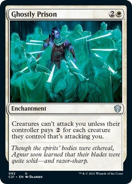 Image for Ghostly Prison (92) (Commander 2021) - Magic: The Gathering