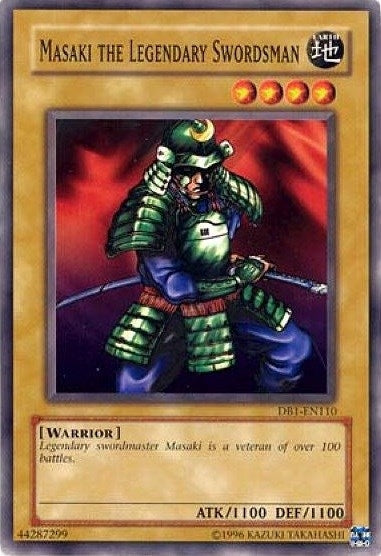 Image for Masaki the Legendary Swordsman (DB1-EN110) (DB1) - YuGiOh