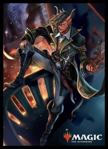 Image for Magic: The Gathering Player's Card Sleeve - War of the Spark - Tibalt, Rakish Instigator (80-Pack) - Card Sleeves