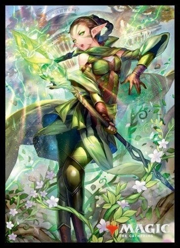 Image for Magic: The Gathering Player's Card Sleeve - War of the Spark - Nissa, Who Shakes the World (80-Pack) - Card Sleeves
