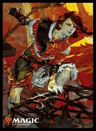 Image for Magic: The Gathering Player's Card Sleeve - War of the Spark - Arlinn, Voice of the Pack (80-Pack) - Card Sleeves