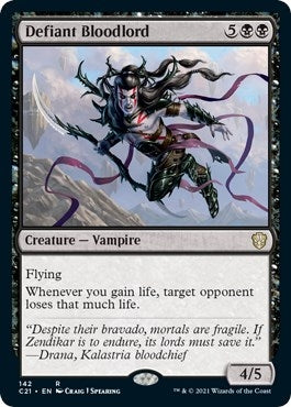 Image for Defiant Bloodlord (142) (Commander 2021) - Magic: The Gathering