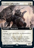 Image for Combat Calligrapher (Extended Art) (341) (Commander 2021) - Magic: The Gathering