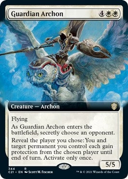 Image for Guardian Archon (Extended Art) (344) (Commander 2021) - Magic: The Gathering